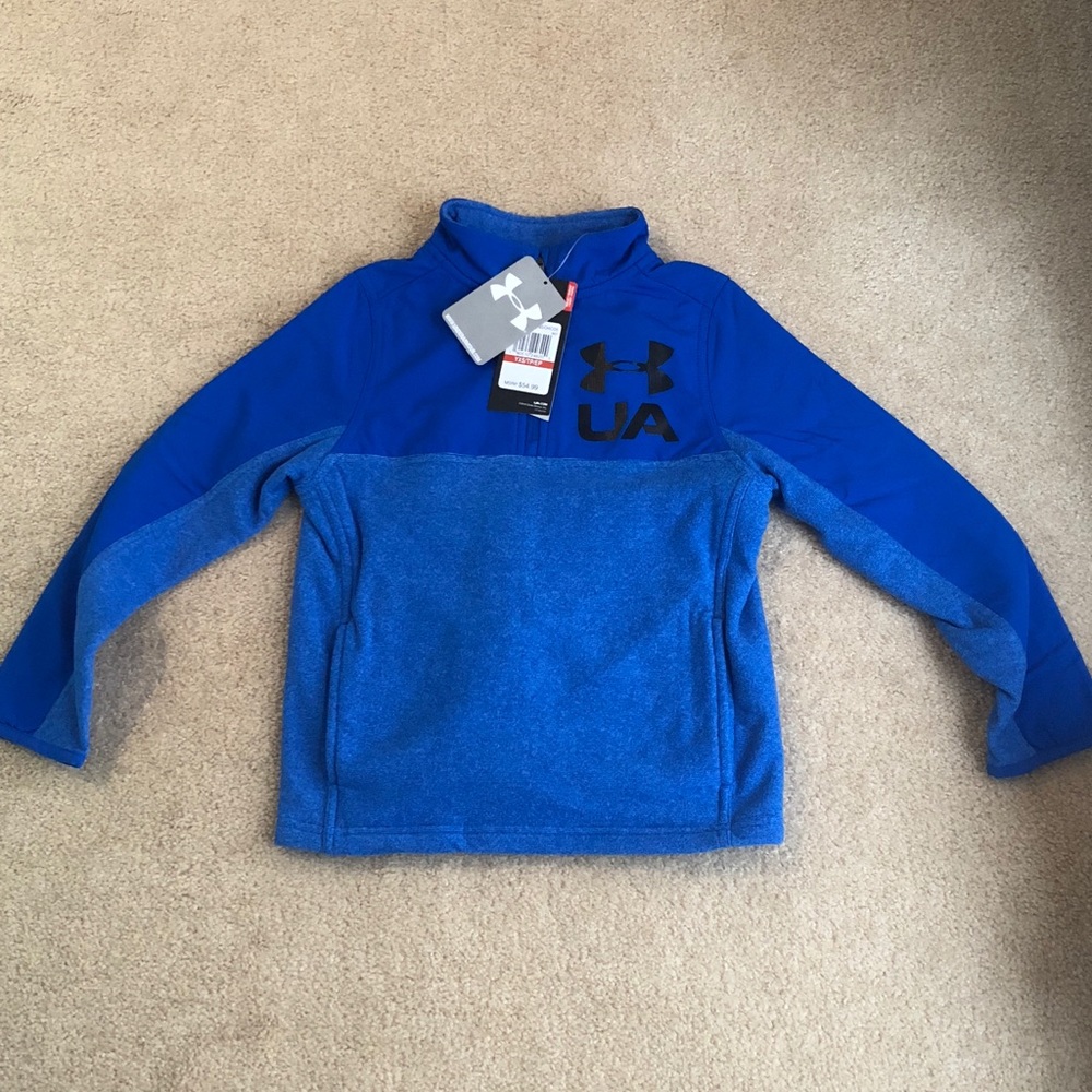 Under Armour YouthXS ColdGear QuarterZIP Pullover